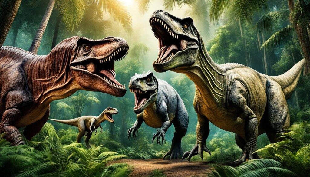 comparación Tarbosaurus Tyrannosaurus rex comparación Tarbosaurus Tyrannosaurus rex