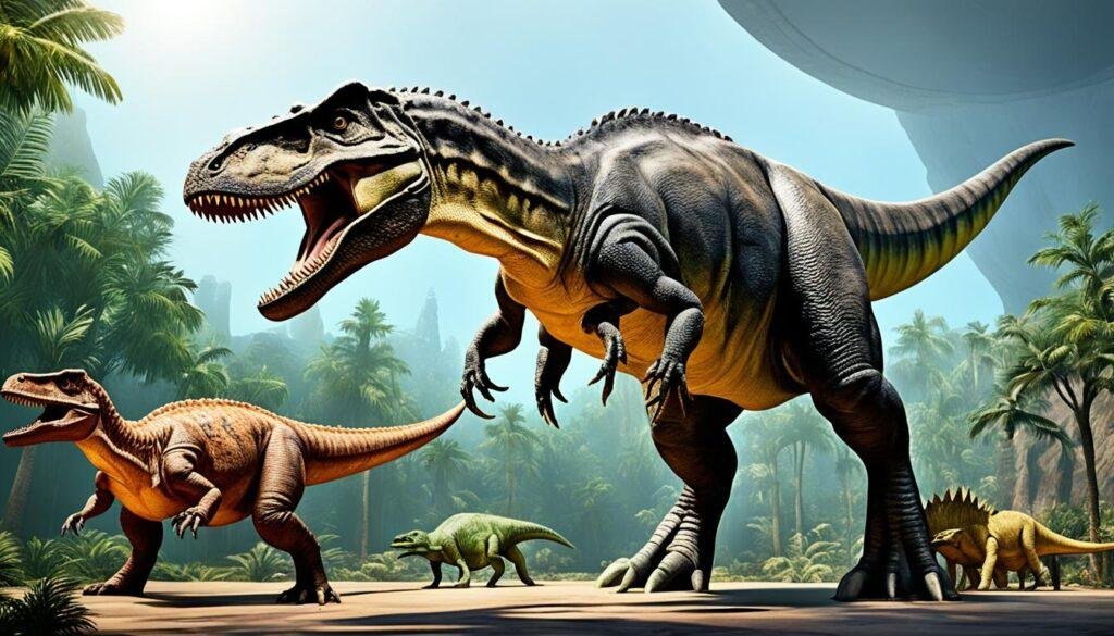 comparación de dinosaurios comparación de dinosaurios